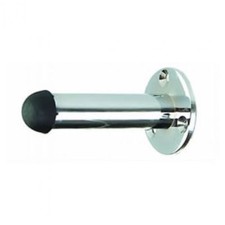 1711 Wall mounted Skirting board Floor Door Stop, Rubber and Stainless steel