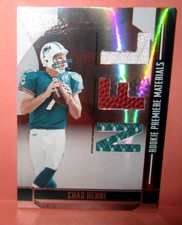 Chad Henne 2008 Absolute Memorabilia RPM RIFRATTORE Patch Rookie#/199! Delfini QB