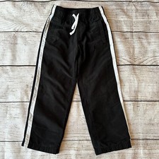 Gymboree Black Knit Lined Athletic Pants Boy  s Sz 5