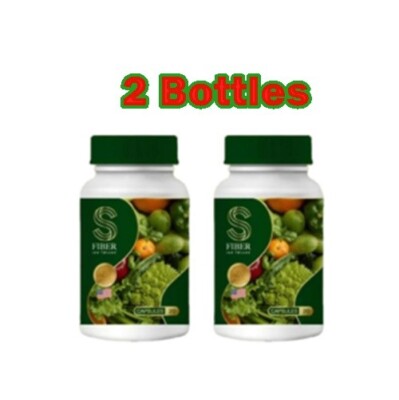 2X S-Fiber Vegetable Vitamins Reduces Belly Fat Detox Weight Control Supplements