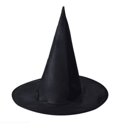 Halloween Hat Black Oxford pointed hat 