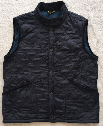 Barbour Perble mens Black Quilted Waistcoat Vest Gilet size XL - Picture 2 of 10