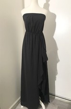 TOKITO Australia Beautiful Black Tube Maxi Dress Event Party Cocktail Size 8