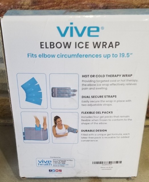 Vive Health Elbow Ice Pack Wrap