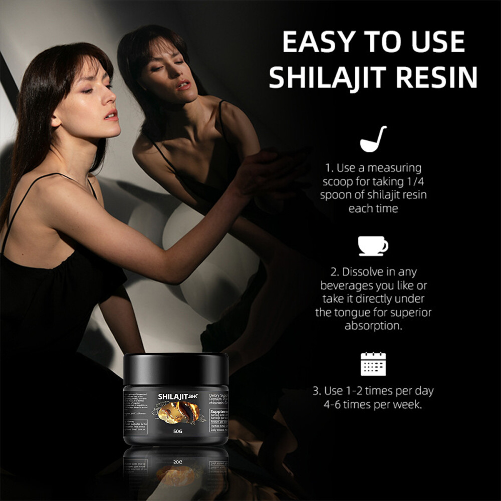 Original Reines Himalaya 50g Shilajit Harz Extrem Wirksam
