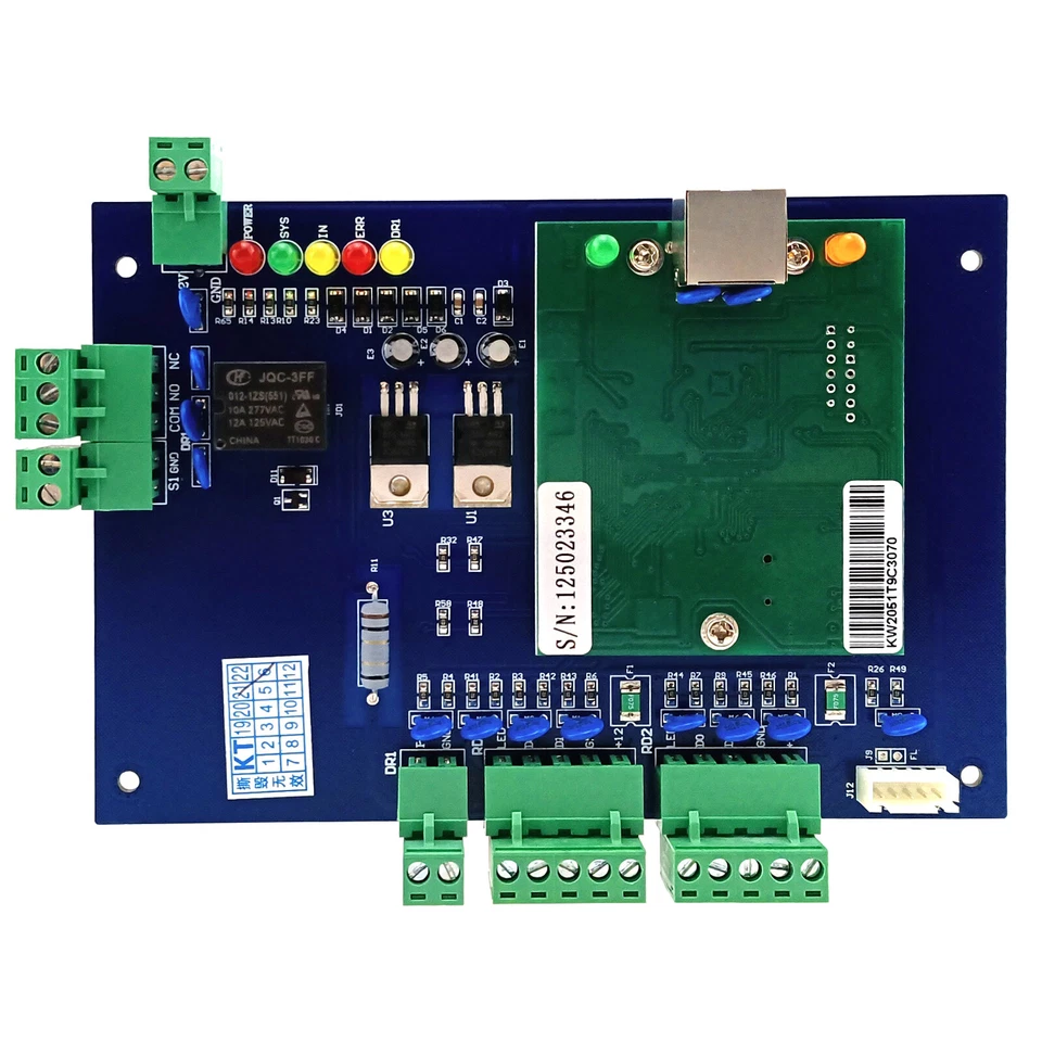 WG26 Access Control Board One Door Lock Reader Entry Exit Panel Weigand Software - Image 2 of 4