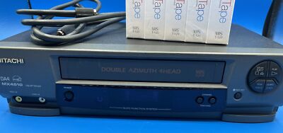 Hitachi VT-MX4510A VCR Double Azimuth 4head Mono Energy Star VHS