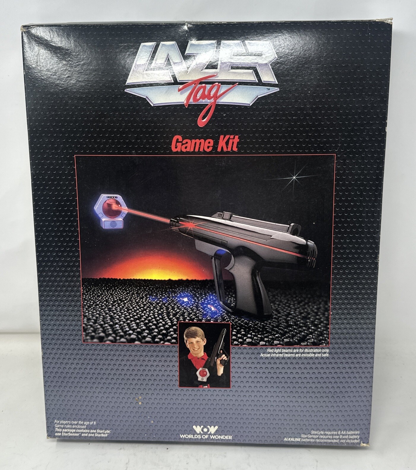 VTG 1986 Lazer Tag Game Kits Set 2 Starvest W/ Box