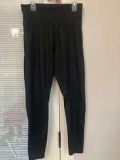 Marika Black Printed Leggings In Small Great Used Condition