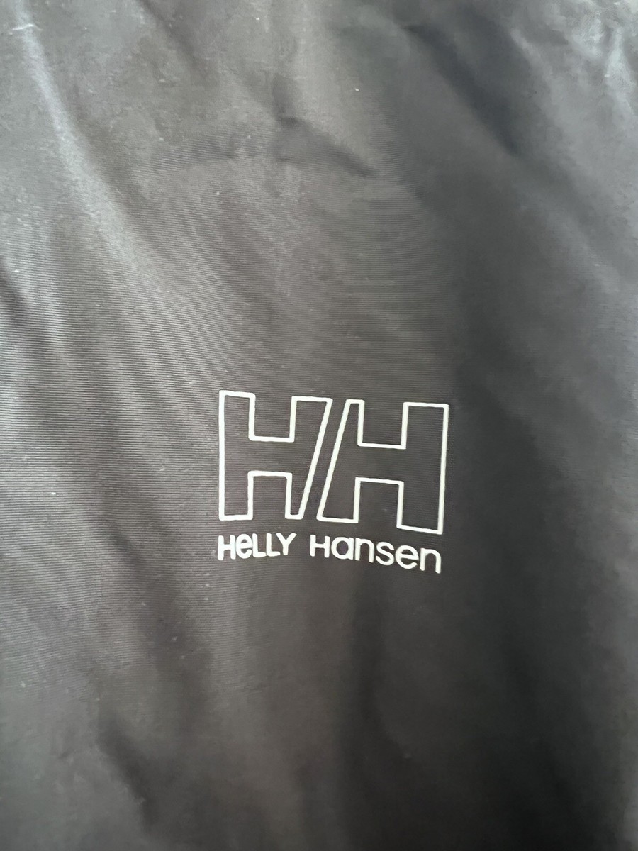 HELLY HANSEN Womens ADEN INSULATED RAIN COAT Jacket Hooded Black