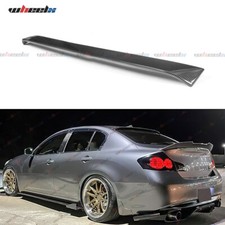 Carbon Fiber Window Rear Roof Spoiler Visor For Infiniti G35 G37 2007-2015 Sedan