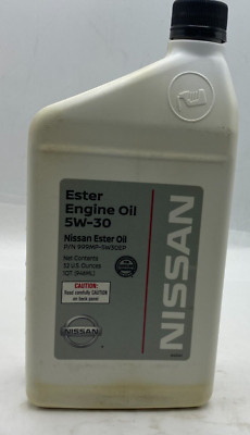 Nissan Genuine  999MP-5W30EP 5W-30 Ester Oil  Quart 999MP-5W30EP 