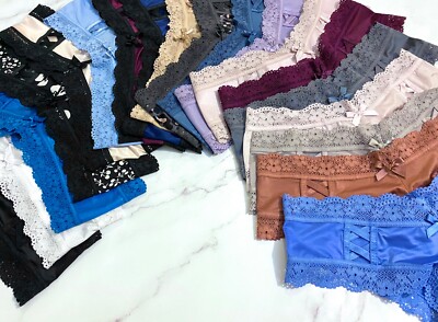 VICTORIA'S SECRET VERY SEXY Crisscross Lace-Up Front Cheeky Silky Smooth