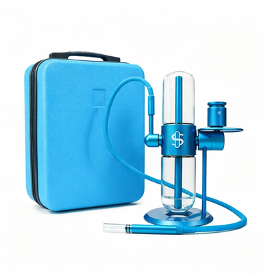 #ad #ad Stundenglass Gravity Hookah Bong w Carry Case Gravity Infuser BLUE Full Size $258.95