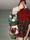 SANTA'S HOLE IN ONE Holiday Collectibles Fabric Mache Golfing Santa with Bag — photo 8