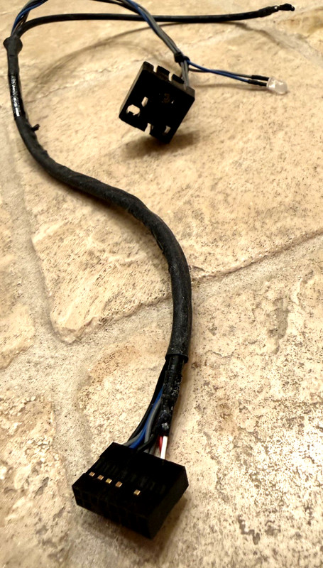 Genuine HP Z230 Power Button Switch LED Cable Assembly 640982-001 642093-001 