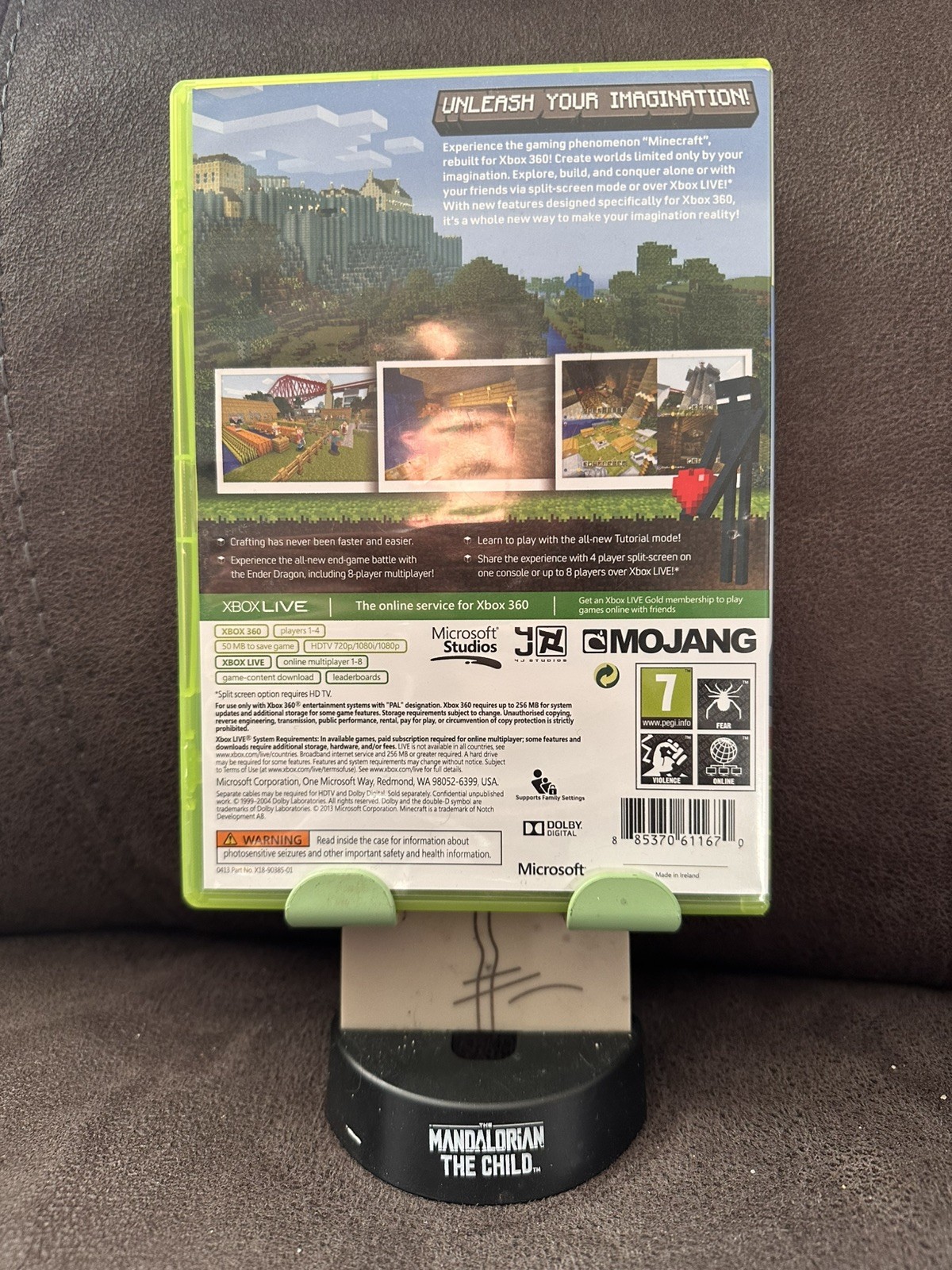 Minecraft no manual (Xbox 360, 2013) image 4