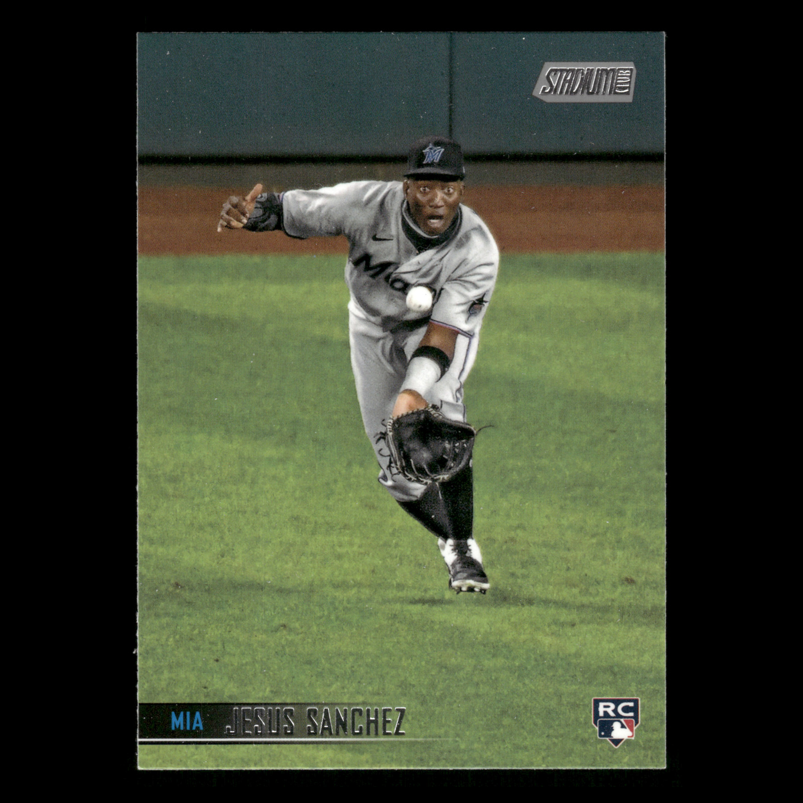 Jesus Sanchez Rookie #77 2021 Stadium Club Miami Marlins Baseball Card MLB