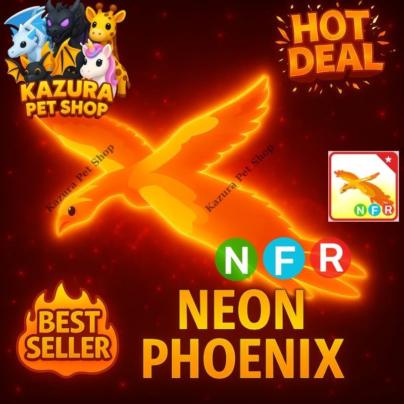 🦅 Neeon Phoenix FLy Ride– Adopt M3e Cheap Pet | Fast Delivery | Trusted Store