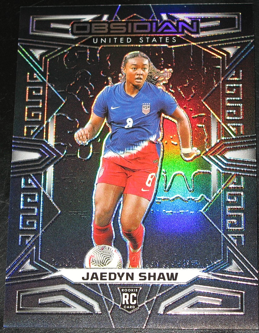 2023-24 Obsidian Jaedyn Shaw Electric Etch # 081/120 USWNT 2024 #16 RC