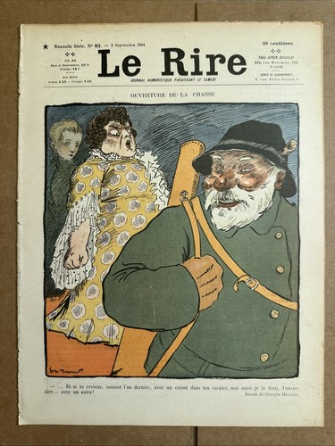 Le Rire Journal Humoristique French Magazine September 3, 1904