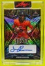 2022 Leaf Exotic Jaden Rashada Diagonal Shimmer Snakeskin /8 #BA-JR1 Auto