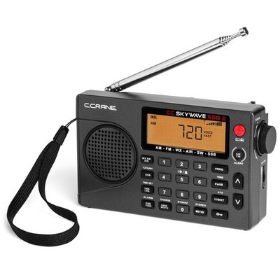 C. Crane CC Skywave SSB 2 AM, FM, Shortwave, NOAA Weather TRAVEL SIZE, BLACK 