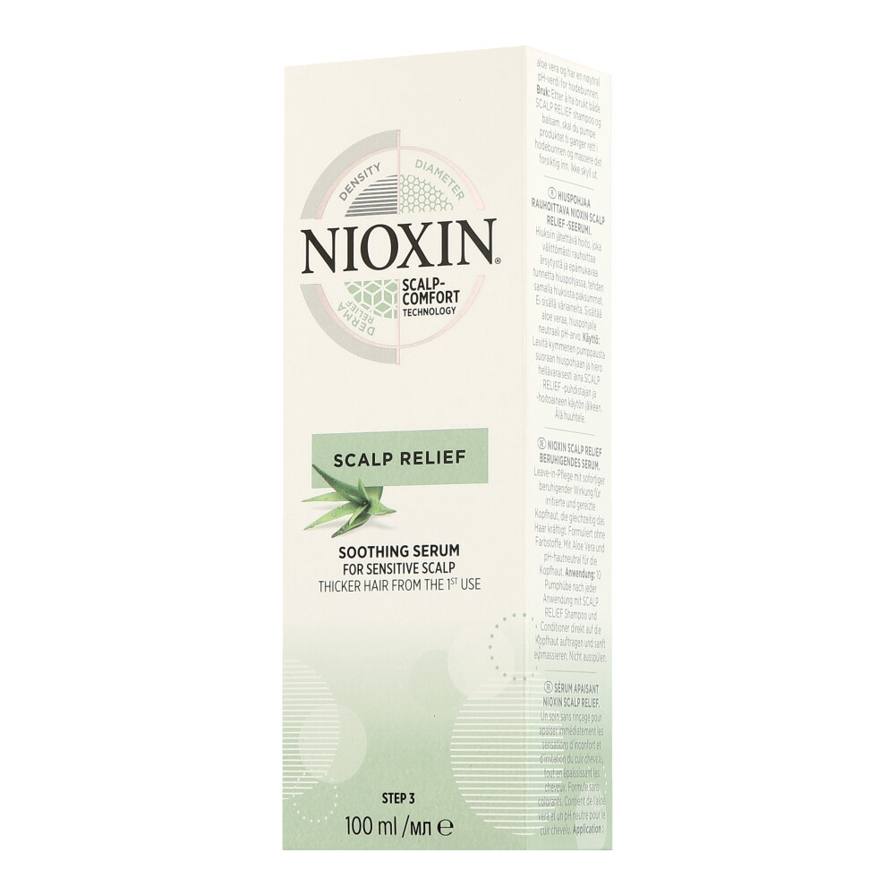 Nioxin Scalp Relief - Успокаивающая сыворотка для кожи головы, 100 мл