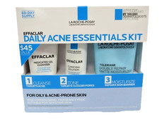 LA ROCHE POSAY EFFACLAR DAILY ACNE ESSENTIALS KIT 2M SUPPLY BOXED EXP: 2028.