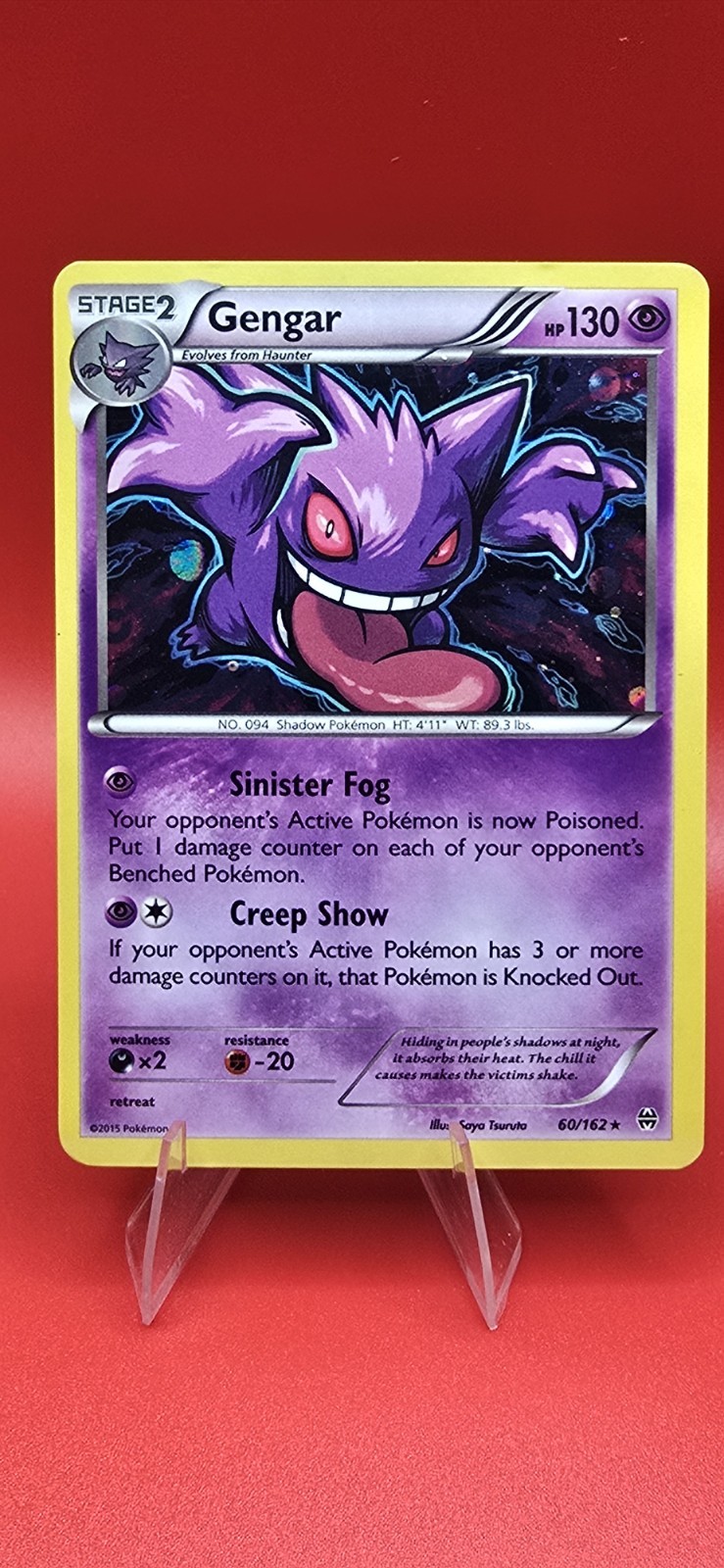 Gengar #60/162 Pokemon XY Breakthrough Holo Rare NM