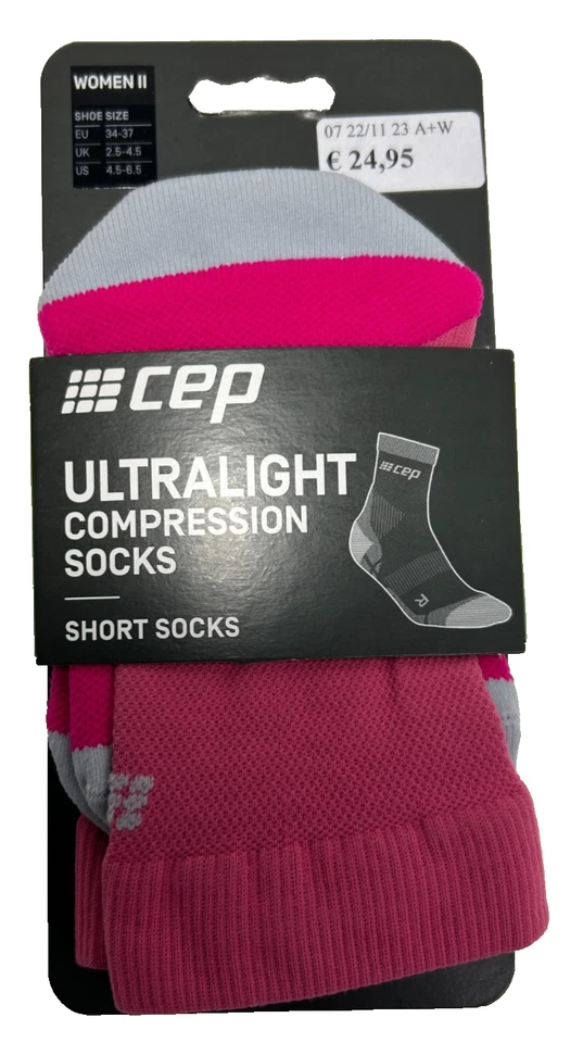 Sport  Socken /Damen "CEP COMPRESSION SHORT SOCKS " Gr.: II/ 34-37 - Bild 1 von 3