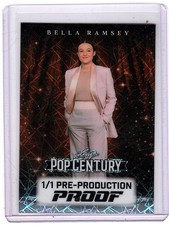 Bella Ramsey 2026 Leaf Pop Century Pre Production Proof 1/1