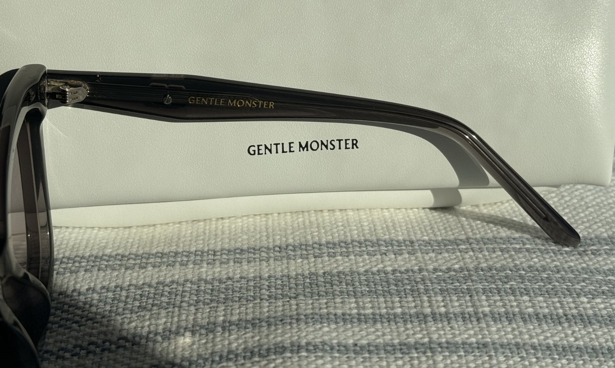 new Gentle Monster DEAR G1 Grey Frame + Black Zeiss Lens