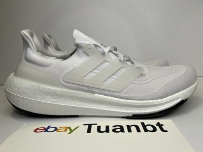 BRAND NEW Adidas Ultraboost Light Men's Running Shoes Triple White/Black GY9350