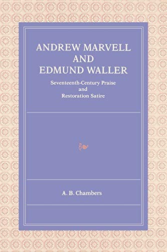 Andrew Marvell and Edmund Waller: Seventeenth-C. Chambers<|