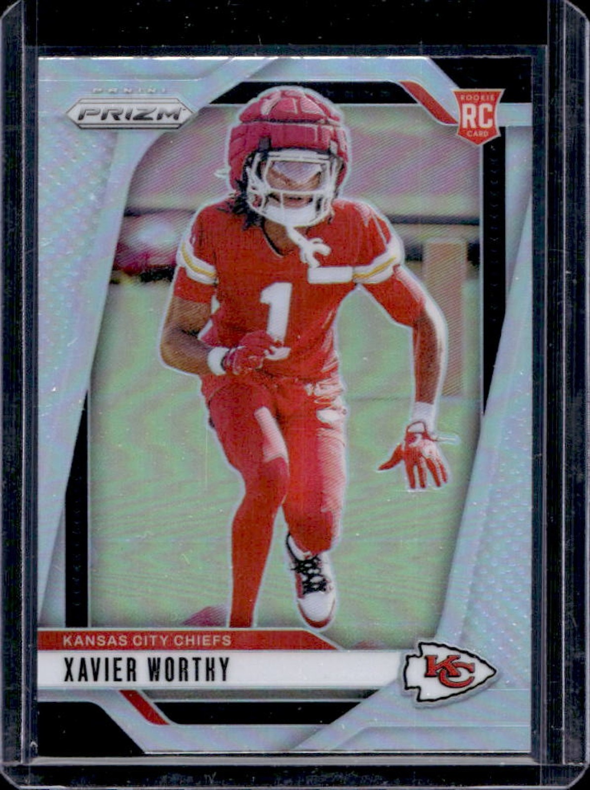 2024 Prizm Xavier Worthy RC Silver Rookie #399 Chiefs