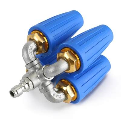 #ad 4 In 1 Turbo Nozzle Pressure Washer 360° Rotating Turbo Nozzle With 1 4quot; Qui... $59.10