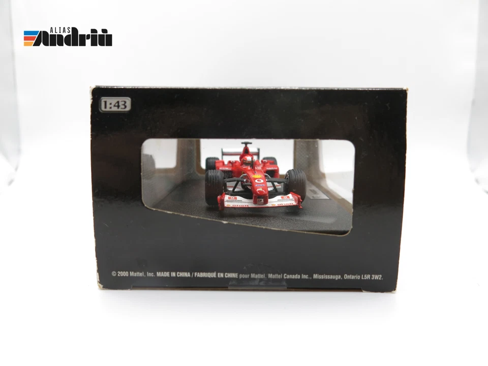 Ferrari F2002 1:43 Michael Schumacher 2002 HotWheels Racing - Immagine 3 di 4