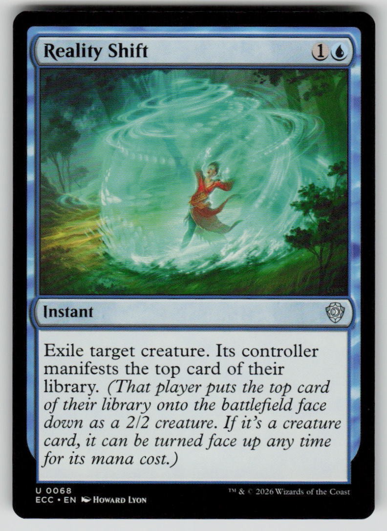 Reality Shift Uncommon Commander: Lorwyn Eclipsed 68 MTG Near Mint 2026