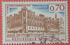 France 1967 - Saint Germain en Laye 0,70 - Yvert 1501 Oblitéré Used Stamp Castle