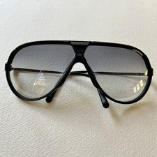 VTG Carrera 5593 Aviator Gradient Sunglasses 80s Made In Austria Silver Black