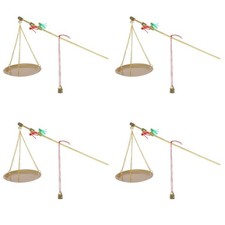4 Sets Medicinal Materials Metal Scale Hand-weighing Chinese Medicine
