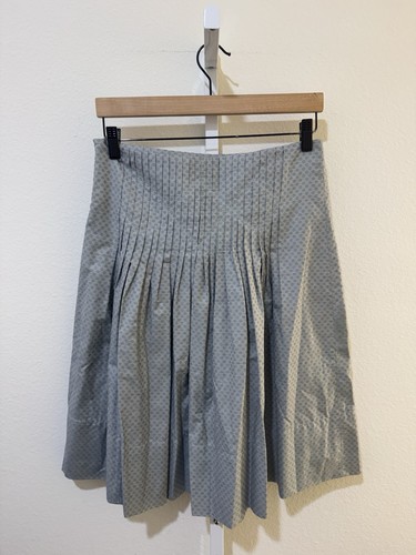 Brunello Cucinelli, Gonna midi Brunello Cucinelli Med Italy blu ricamata Y2K vintage Lagenlook