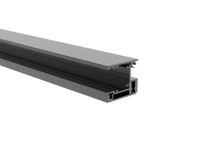 Aluminium Zaunadapter Füllung 20-14mm Zaunschiene Profil Anthrazit Abdeckschiene