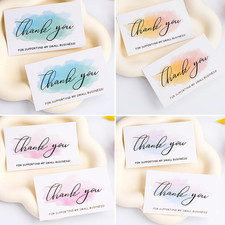 Thank You Cards Small Business, 120 PCS 4 Styles Thank You Cards for Retail Stor
