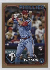 2024 Topps Series 2 Gold 312/2024 Weston Wilson #658 15sx