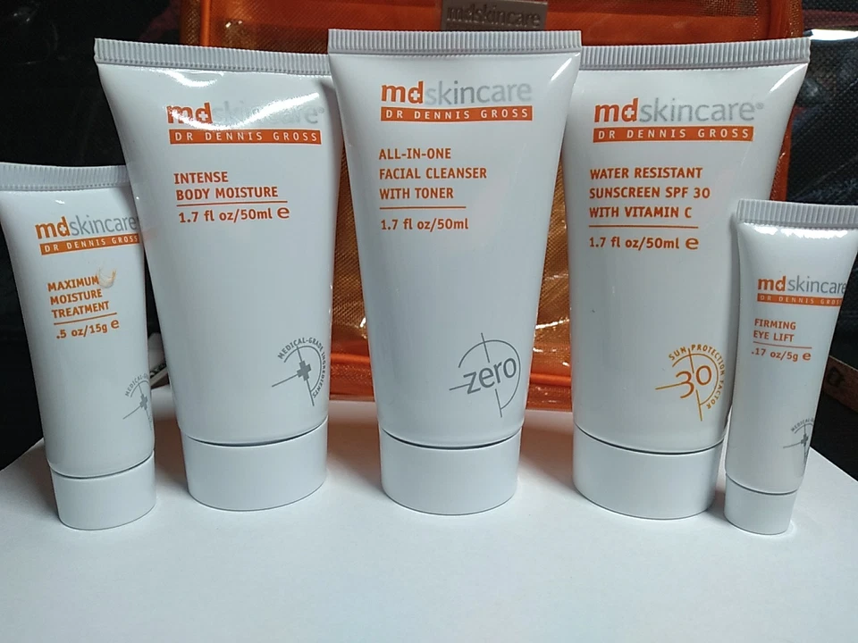 DR. DENNIS GROSS 5-PC SKINCARE (BODY, FACIAL CLEANSER, SUNSCREEN, EYE, MOISTURE) - Image 3 of 4
