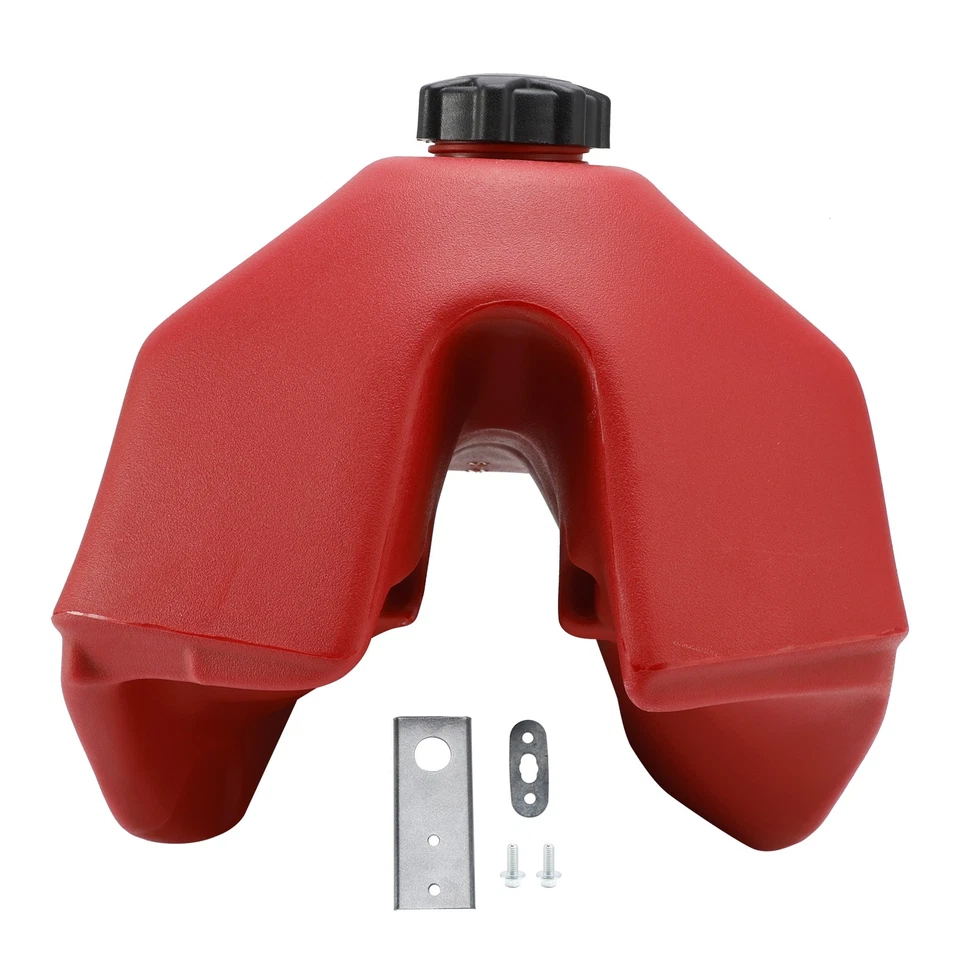 Petrol Fuel Tank 12LT Red For Kawasaki KLR 250 KL 250D 1985 - 2005 Gas Tank, - Image 2 of 4