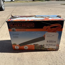 BLACK+DECKER LB700 przewodowa elektryczna dmuchawa do liści pomarańczowa potężna lekka