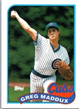 1989 Topps Greg Maddux #240 Chicago Cubs
